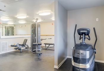 Modern fitness center